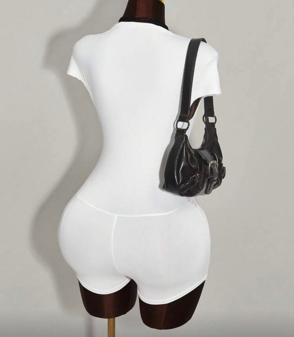 Deep Draped V-Neck Bodysuit