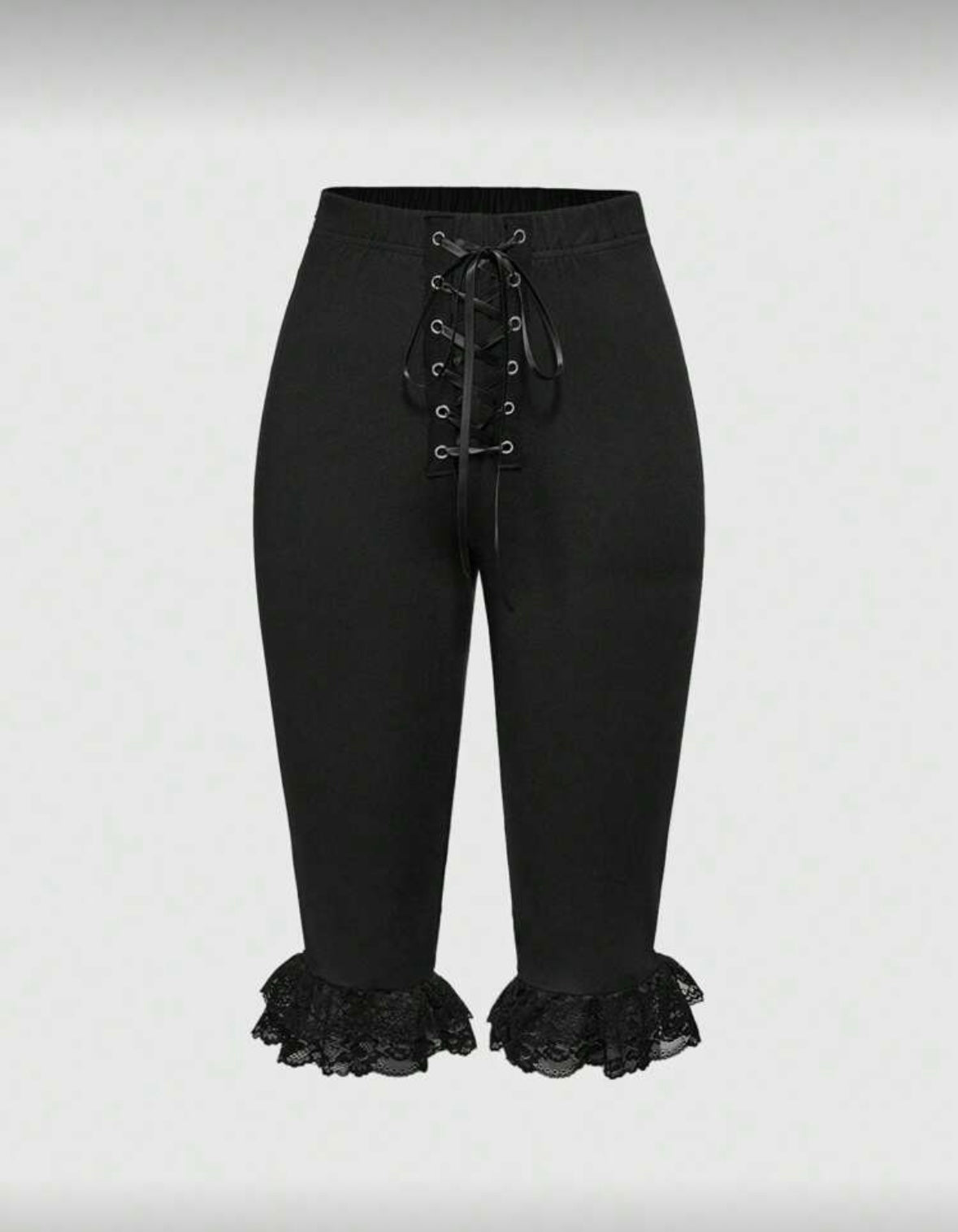 Ruffle Lace Capris