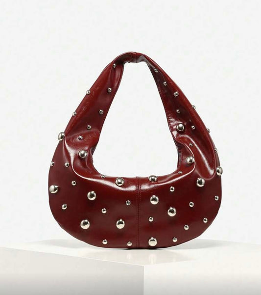 Retro Punk Faux Leather Bag