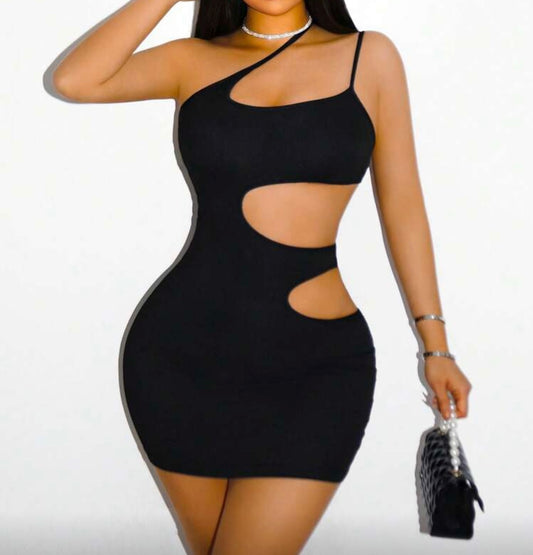 Backless Cutout Mini Dress